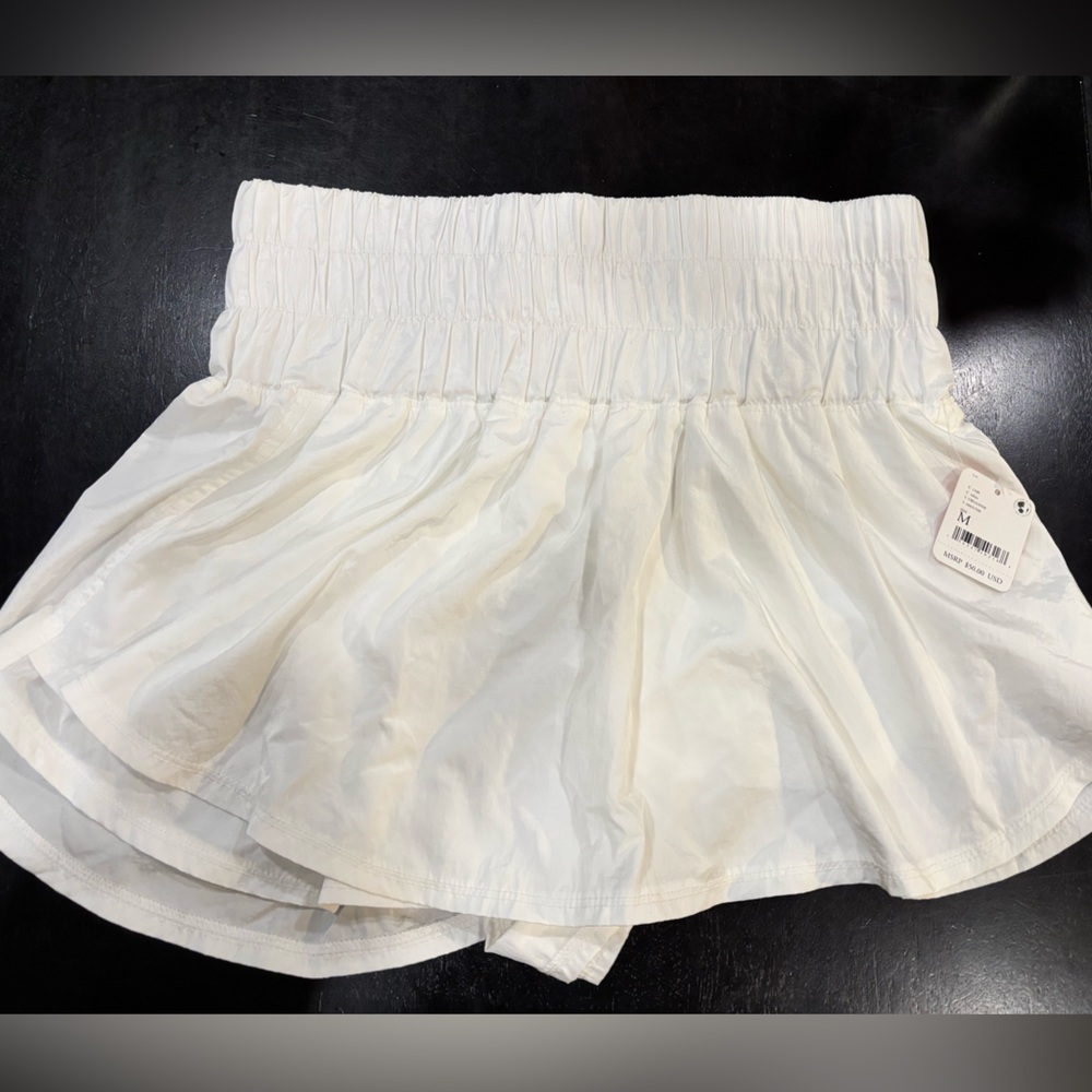 Free People Way Home Shorts White M